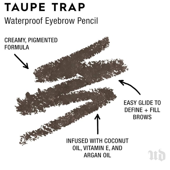 NWT  URBAN DECAY Brow Beater Micro Fine Brow Pencil and Brush, Taupe Trap .05g - Picture 4 of 4